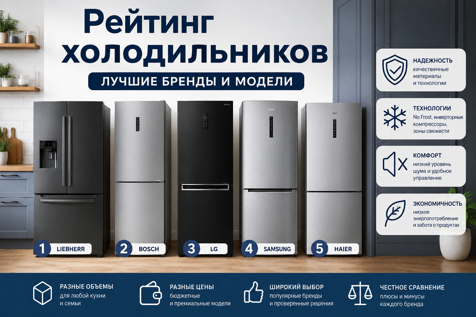 рейтинг холодильников